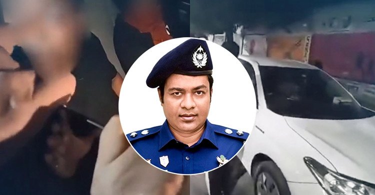 পুলিশের গাড়িতে নারীসহ আপত্তিকর অবস্থায় ধরা পড়েন এসপি রাজিব ফারহান